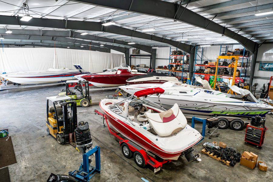 Brand photography for JP Marine, an Evansville-area business
